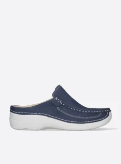 DAMES Wolky Slippers|Klompen<Roll Slide - denim nubuck