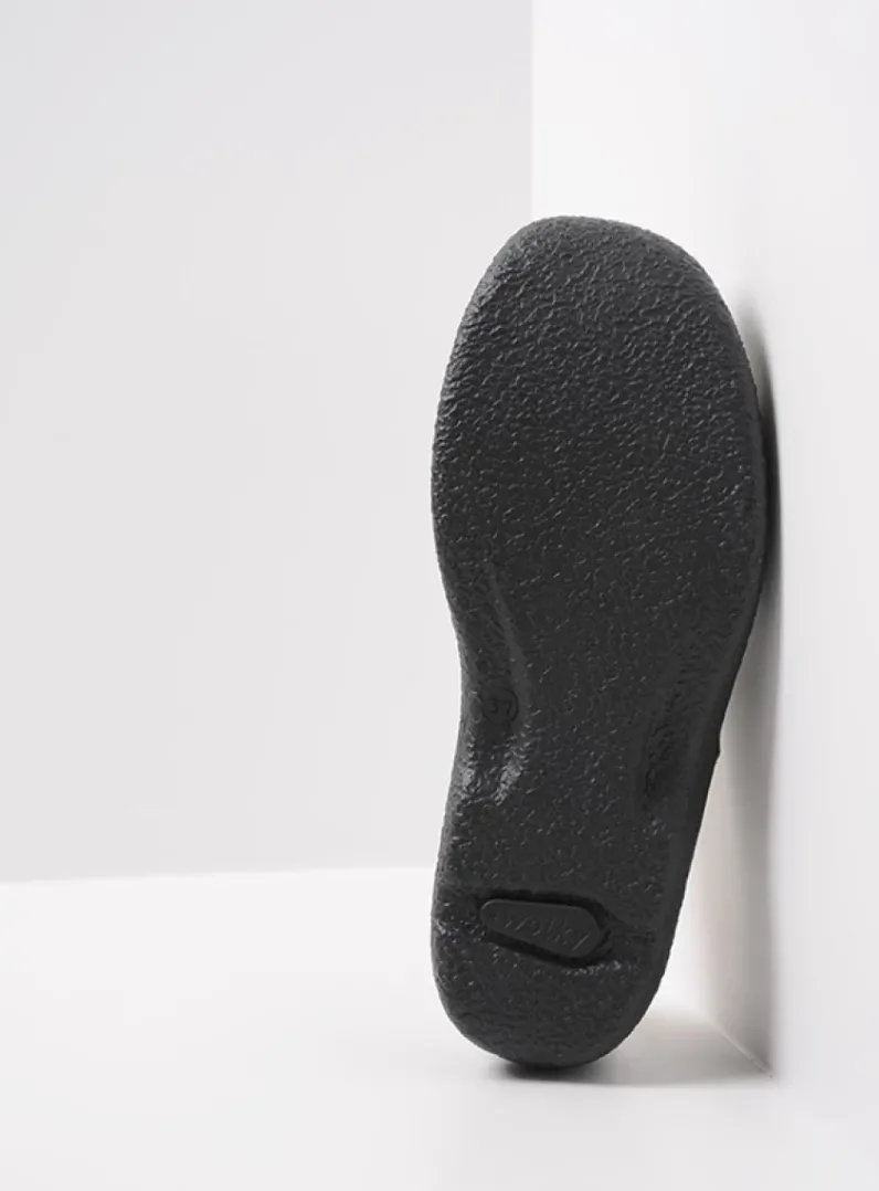 DAMES Wolky Slippers|Klompen<Roll Slide - forestgroen leer