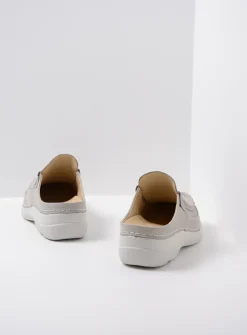 DAMES Wolky Slippers|Klompen<Roll Slide - lichtgrijs nubuck