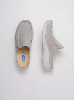 DAMES Wolky Slippers|Klompen<Roll Slide - lichtgrijs nubuck