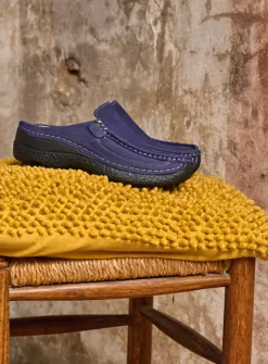 DAMES Wolky Slippers|Klompen<Roll Slide - paars nubuck