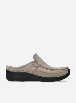 DAMES Wolky Slippers|Klompen<Roll Slide - safari nubuck