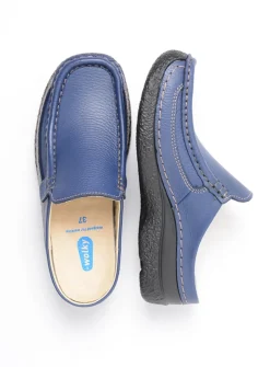 DAMES Wolky Slippers|Klompen<Roll Slide - sky-blue leer