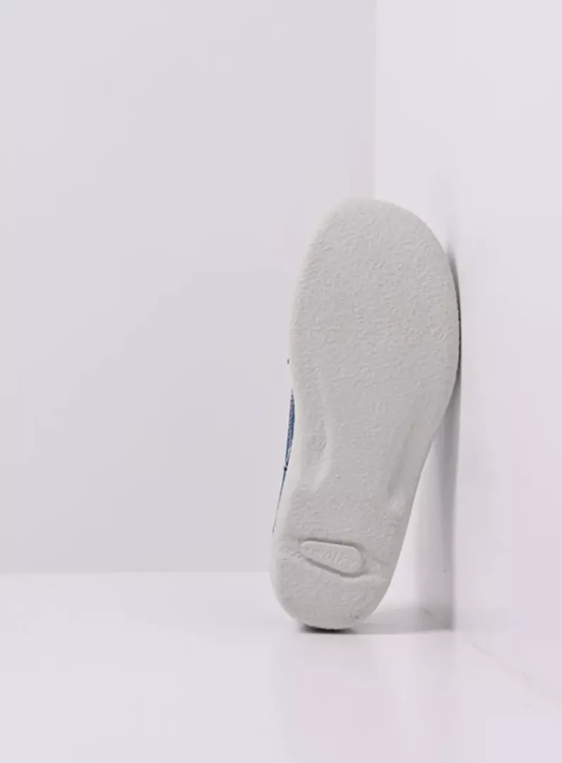 DAMES Wolky Slippers|Klompen<Roll Slipper - blauw effectleer