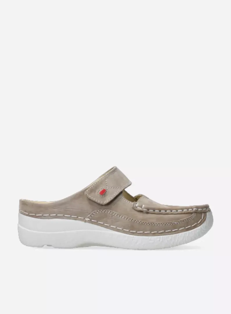 DAMES Wolky Slippers|Klompen<Roll Slipper - safari effectleer