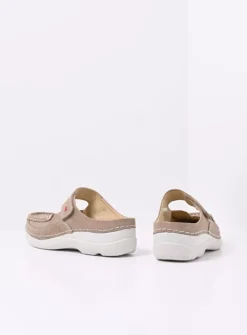 DAMES Wolky Slippers|Klompen<Roll Slipper - safari effectleer