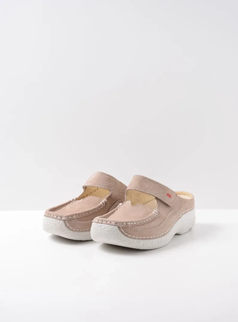 DAMES Wolky Slippers|Klompen<Roll Slipper - safari nubuck