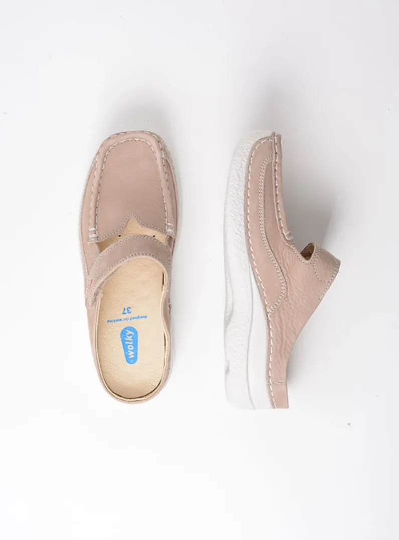 DAMES Wolky Slippers|Klompen<Roll Slipper - safari nubuck