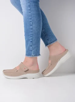 DAMES Wolky Slippers|Klompen<Roll Slipper - safari nubuck