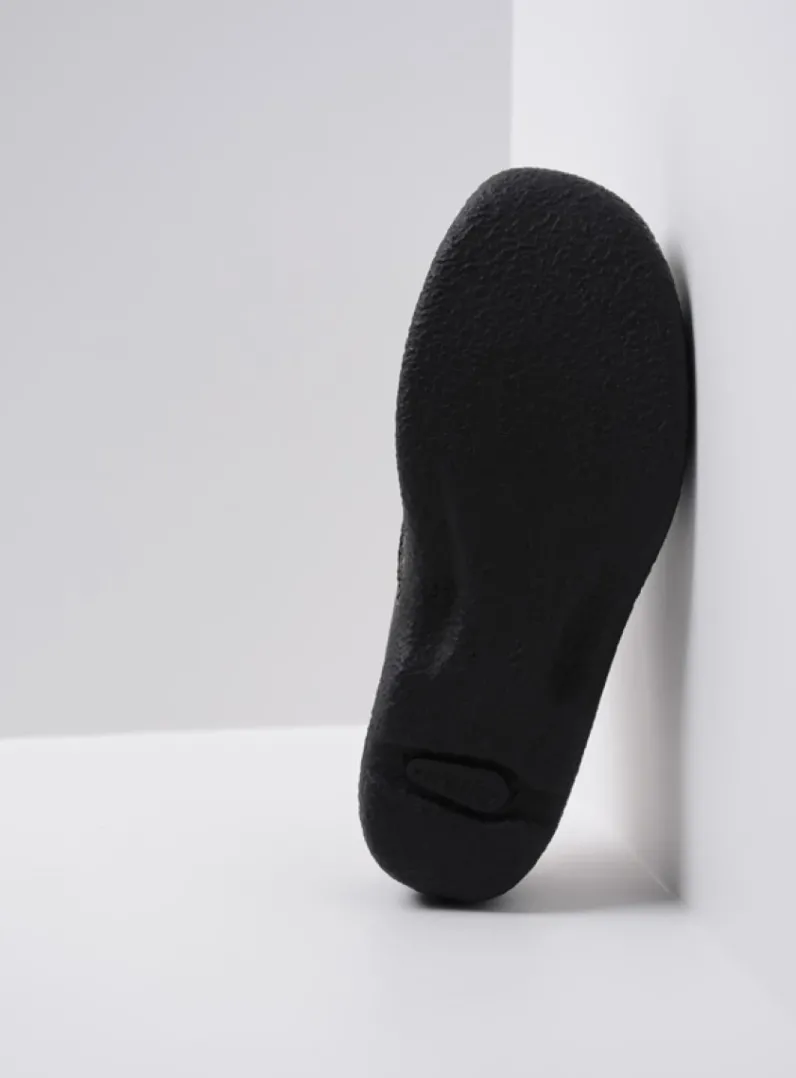 DAMES Wolky Slippers|Klompen<Roll Slipper - wit/zwart leer