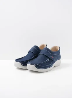 DAMES Wolky Instappers|Herfst/Winter<Roll Strap - denim nubuck