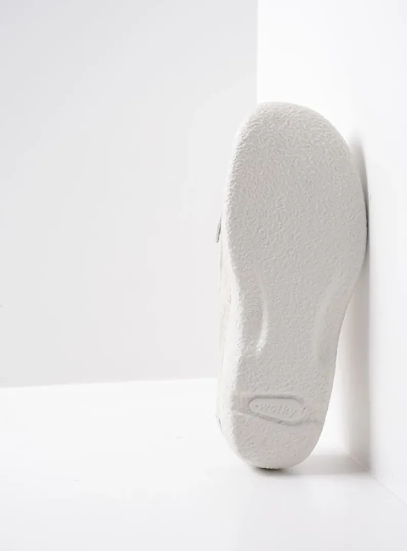 DAMES Wolky Slippers|Klompen<Roll Talaria - creme wit leer