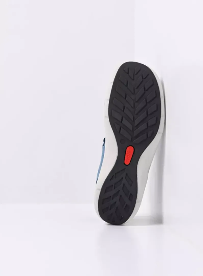 DAMES Wolky Sandalen<Rolling Sun - blauw effectleer