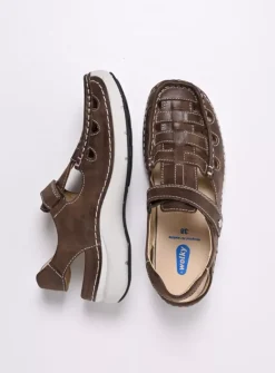 DAMES Wolky Sandalen<Rolling Sun - cederbruin effectleer