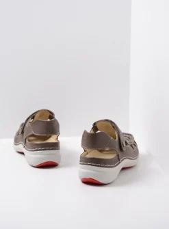 DAMES Wolky Sandalen<Rolling Sun - grijs leer