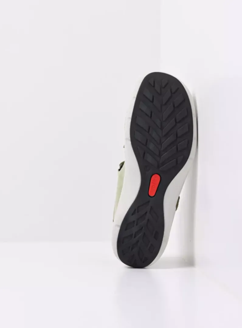 DAMES Wolky Sandalen<Rolling Sun - lichtgroen effectleer