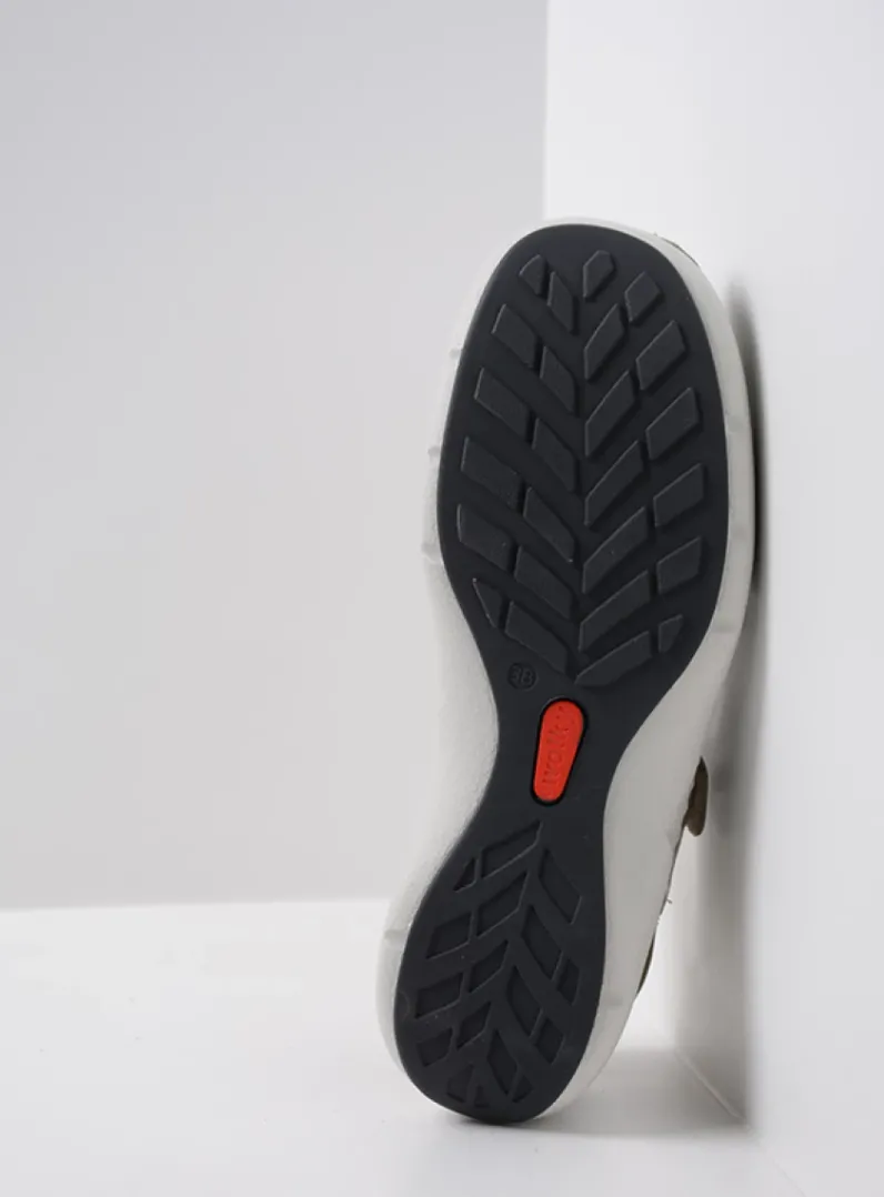 DAMES Wolky Sandalen<Rolling Sun - lichtgroen leer