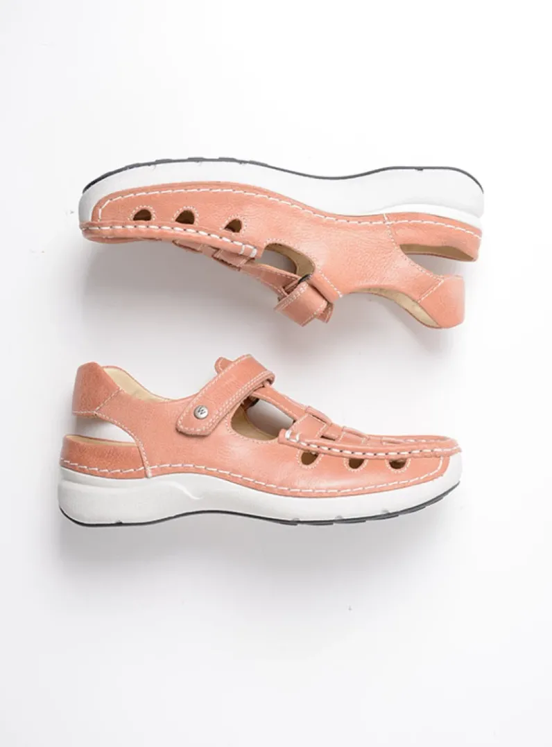 DAMES Wolky Sandalen<Rolling Sun - oud roze leer