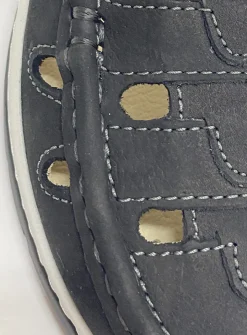 DAMES Wolky Sandalen<Rolling Sun - zwart leer