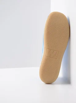 DAMES Wolky Lage Veterschoenen|Hoge Veterschoenen<Rosella - lichtblauw nubuck