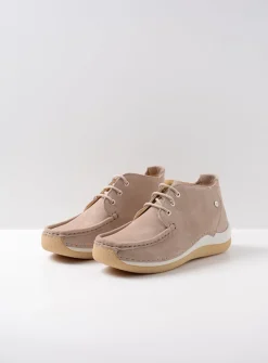 DAMES Wolky Lage Veterschoenen|Hoge Veterschoenen<Rosella - safari nubuck