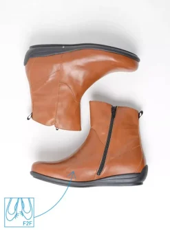 DAMES Wolky Herfst/Winter|Enkellaarsjes<Ryland F2F - brandy biocare