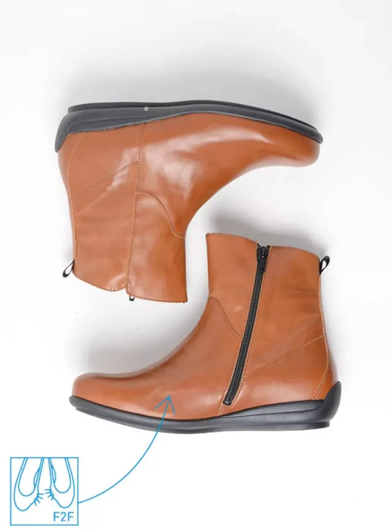 DAMES Wolky Herfst/Winter|Enkellaarsjes<Ryland F2F - brandy biocare