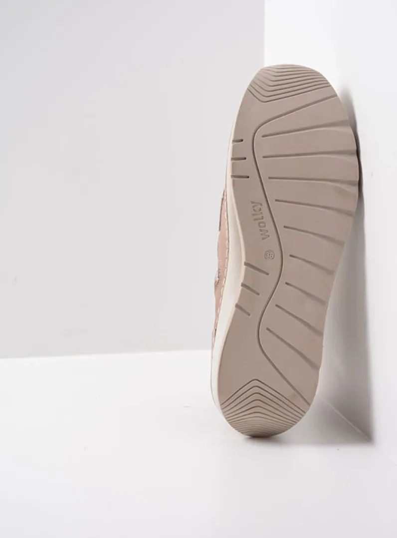 DAMES Wolky Hoge Veterschoenen<Salado - kaki nubuck