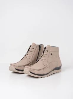 DAMES Wolky Hoge Veterschoenen<Salado - safari nubuck