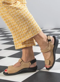 DAMES Wolky Sandalen<Salvia - beige nubuck
