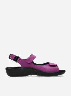 DAMES Wolky Sandalen<Salvia - fuchsia leer