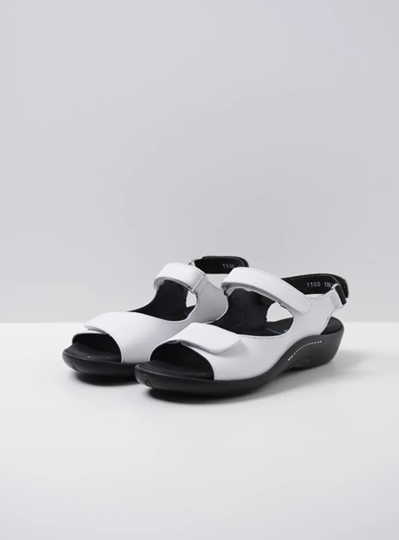 DAMES Wolky Sandalen<Salvia - wit leer