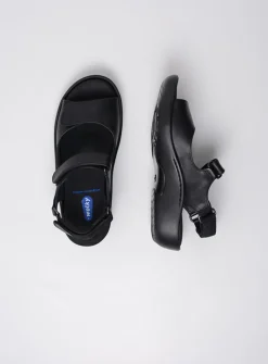 DAMES Wolky Sandalen<Salvia - zwart leer