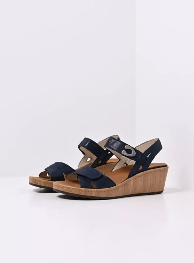 DAMES Wolky Sandalen<Sanibel - denim effectleer
