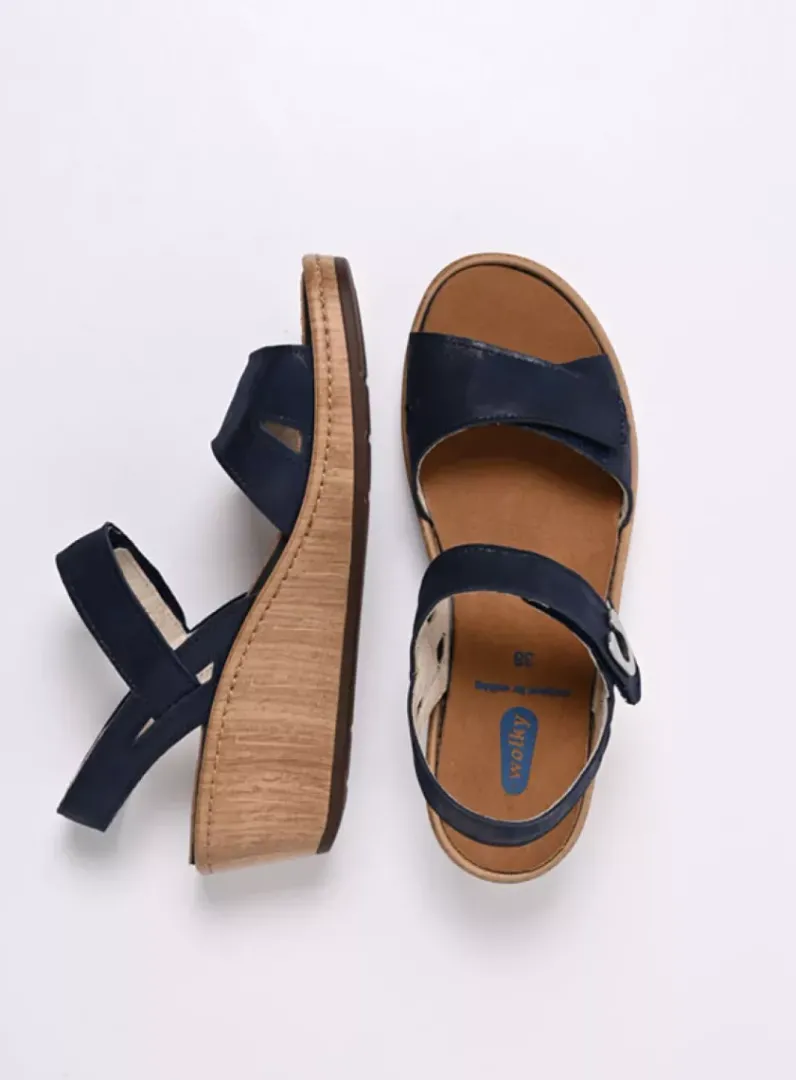 DAMES Wolky Sandalen<Sanibel - denim effectleer