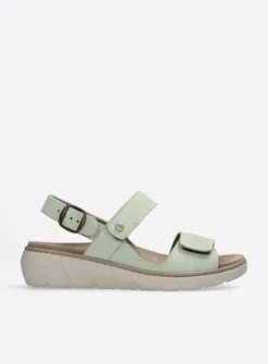 DAMES Wolky Sandalen<Santorini - lichtgroen nubuck