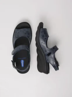 DAMES Wolky Sandalen<Scala - donkerblauw nubuck