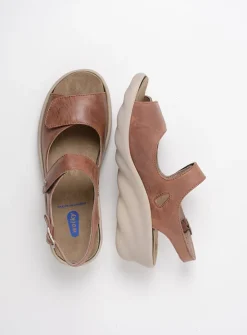 DAMES Wolky Sandalen<Scala - middenbruin leer