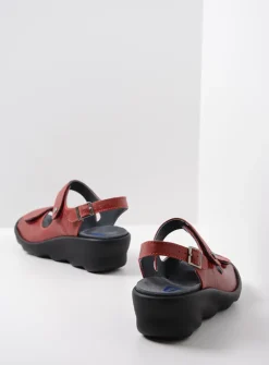 DAMES Wolky Sandalen<Scala - rood leer