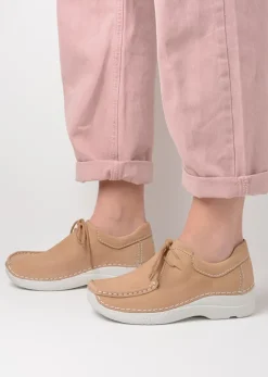 DAMES Wolky Lage Veterschoenen<Seamy Shoe - beige nubuck