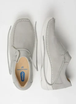 DAMES Wolky Lage Veterschoenen<Seamy Shoe - lichtgrijs nubuck