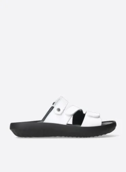 DAMES Wolky Slippers<Sense - wit leer