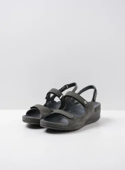 DAMES Wolky Sandalen<Shallow - grijs nubuck