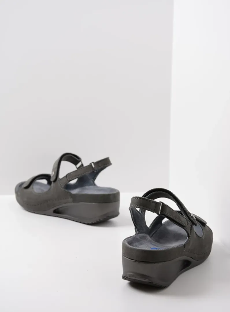 DAMES Wolky Sandalen<Shallow - grijs nubuck