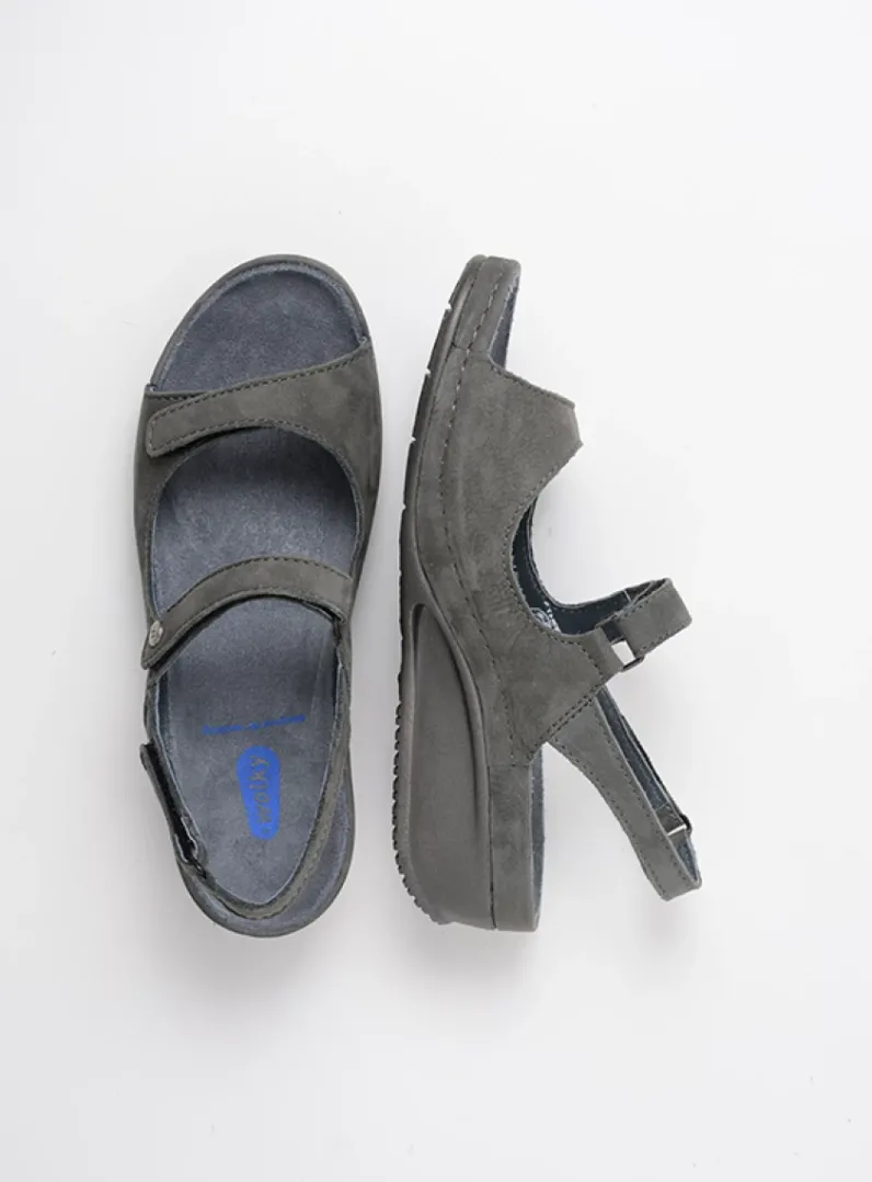 DAMES Wolky Sandalen<Shallow - grijs nubuck