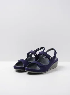 DAMES Wolky Sandalen<Shallow - paars nubuck