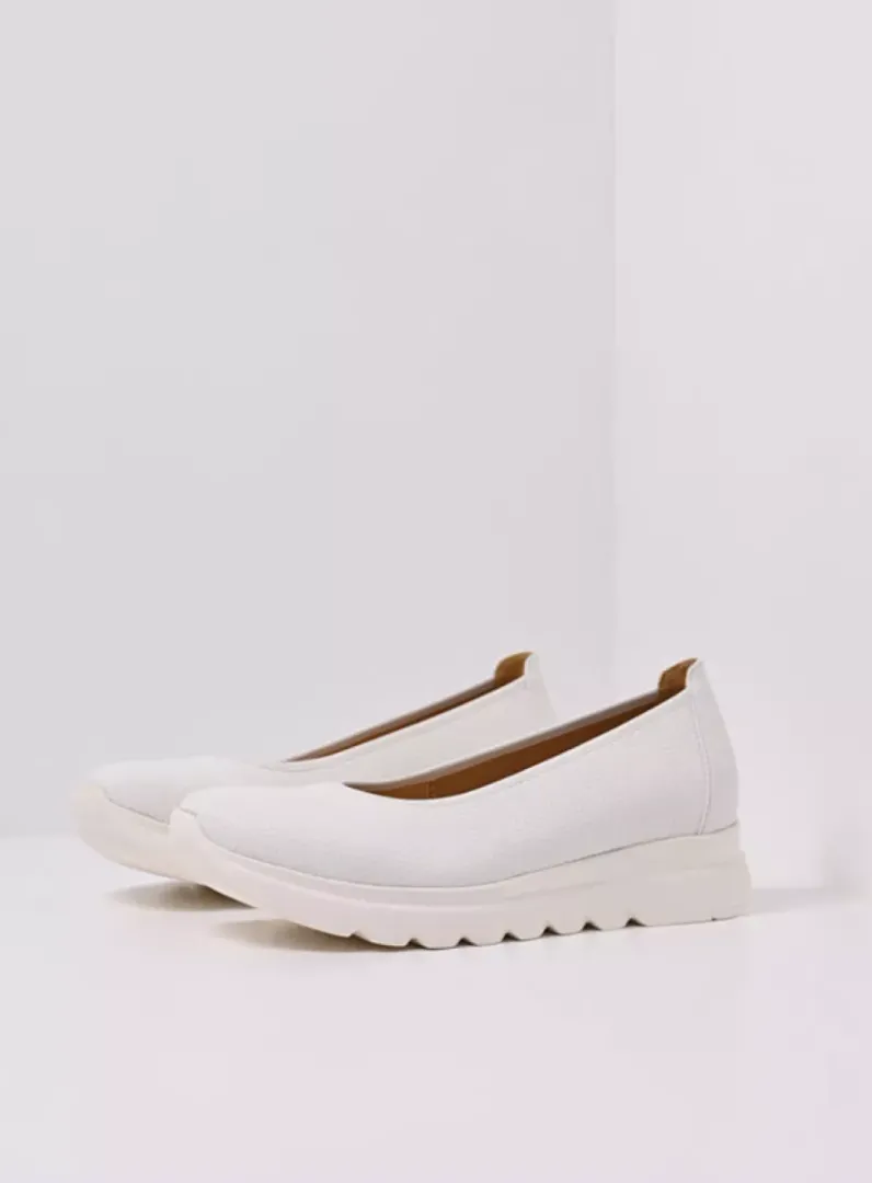 DAMES Wolky Instappers<Snallerina F2F - wit biocare