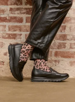 DAMES Wolky Instappers<Snoafer F2F - zwart biocare