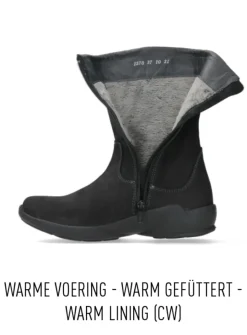 DAMES Wolky Herfst/Winter<Sole WR - zwart nubuck