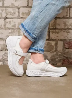 DAMES Wolky Wandelschoenen|Bandschoenen<Spring S2F - wit/gebroken combi stretch